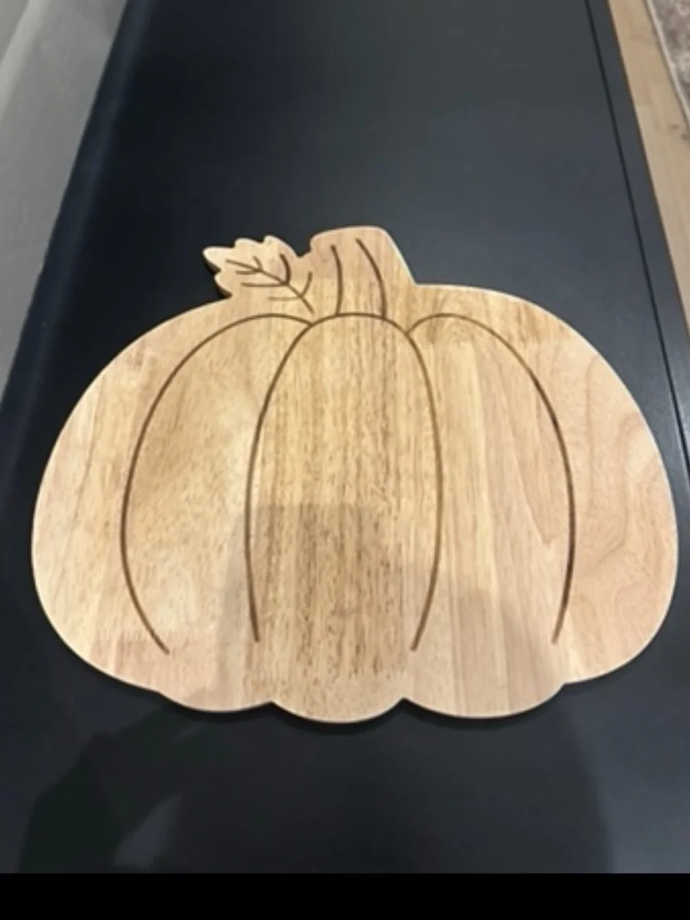 Wooden Pumpkin Serving Board Charcuterie Tray Fall Thanksgiving Decor
